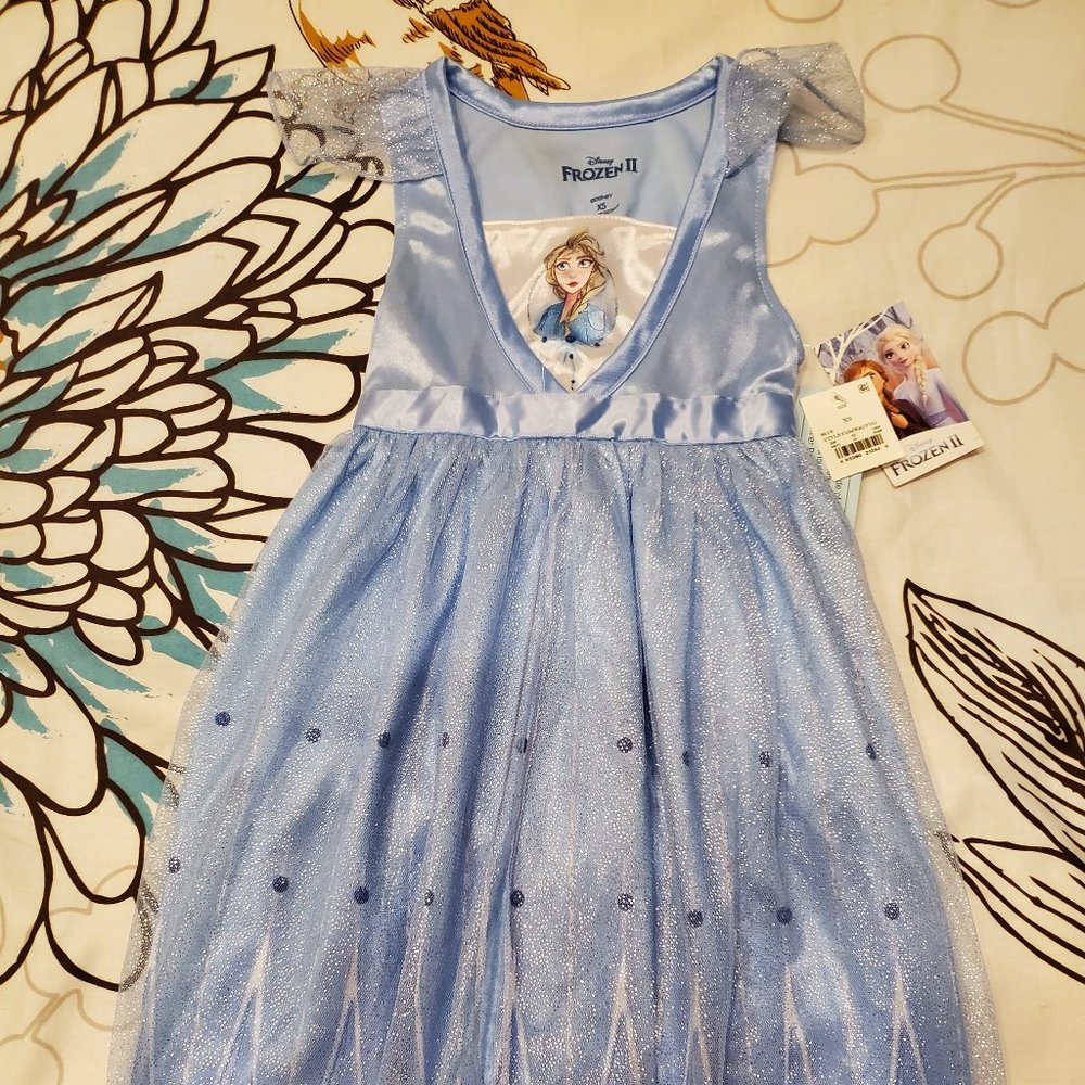 Girls' Frozen Fantasy Nightgown - Blue NWT
